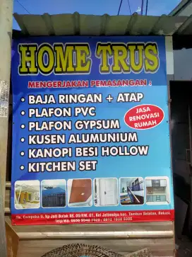 Pemasanagan kerangka atap baja ringan