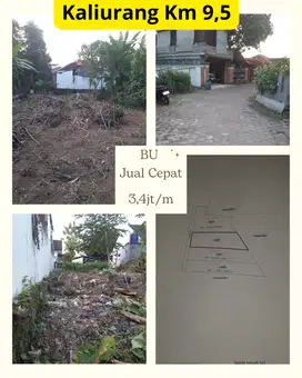 BU - MURAH 300m jl Kaliurang Km 9 , Jual Tanah Jogja Akses Mobil