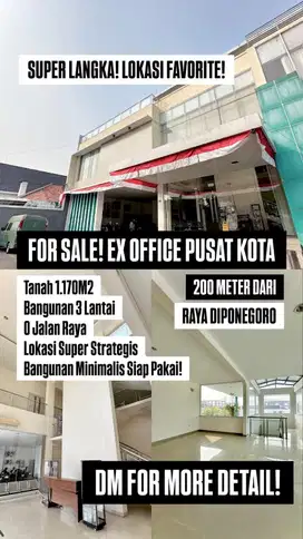 Bangunan Komersial 3 Lt Pusat Kota Murah Dekat Dr Sutomo