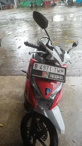 Beat 110 2017 Techno Warna Merah Putih