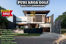 RUMAH MEWAH FULL FURNISHED, PURI ARGA GOLF BSB CITY SEMARANG