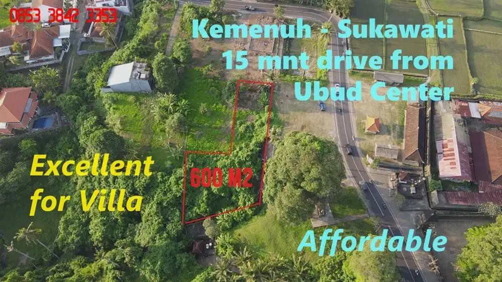 6.0 Are Lingkungan Villa Akses Jalan Pribadi, Jungle View