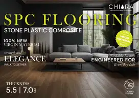 Lantai SPC CHIARA 7mm Tanpa Lem | Spc Flooring Click | Lantai SPC