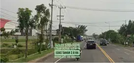 (B) Tanah Ciamik LD 100 mtr, Dpn Gerbang TOL Dumpil MADIUN