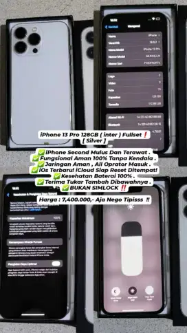 Iphone 13 Pro 128Gb All Operator (All Color)