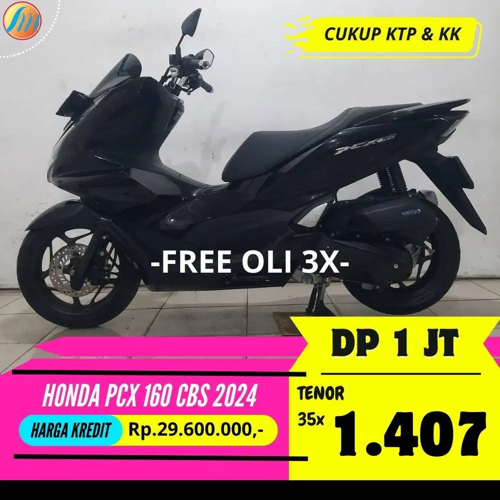 HONDA PCX 160 CBS 2024 SEKEN KREDIT DP CUMA 1JUTA ANGSURAN TERJANGKAU