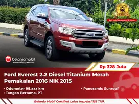 [ GARANSI 5TH ] Ford Everest 2.2 Diesel Titanium Sunroof 2015/2016