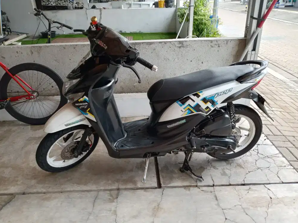 Beat pop 2017 BPKB + surat kehilangan stnk