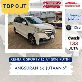Promo TDP 0 Rupiah Xenia R Sporty 1.3 AT 2016 Putih