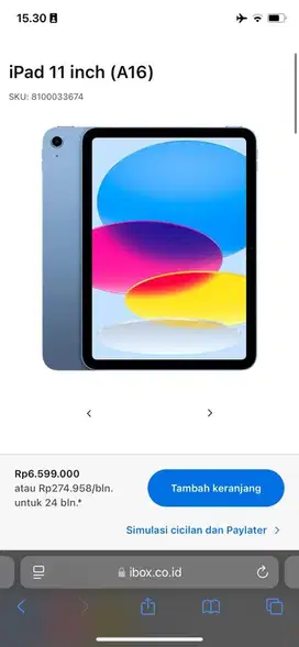 ipad a16 wifi only