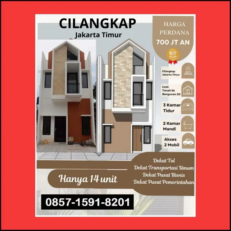 Hunian Mewah, Asri dan Terjangkau di Cilangkap Jakarta Timur