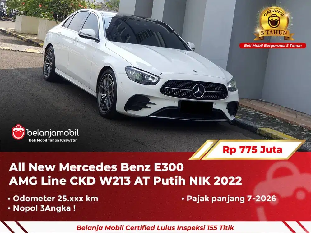 [ LOW KM ] Mercedes Benz Mercy E 300 E300 AMG Line W213 AT 2022/2023