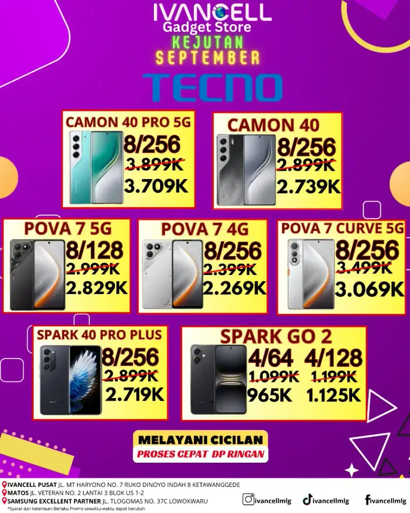 Tecno spark go 2 ram 4/64 new murah poll