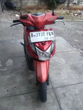 Jual Honda Beat Fi 2012 warna merah,siap pakai