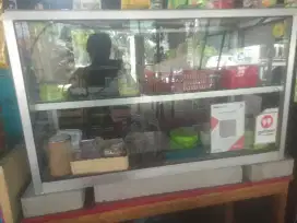 jual cepat etalase 2 tingkat