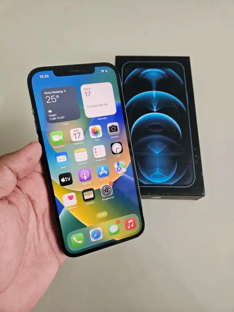 iPhone 12 ProMax 256gb Fullset Mulus Murah Pro Max