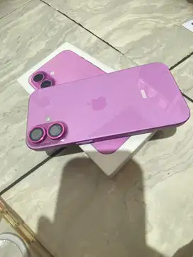 Iphone 16 Pink 128GB Second rasa baru