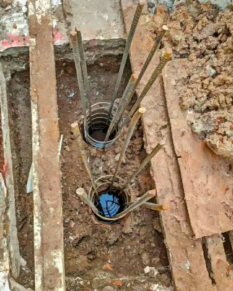 Bor stroos pile manual diameter 30cm