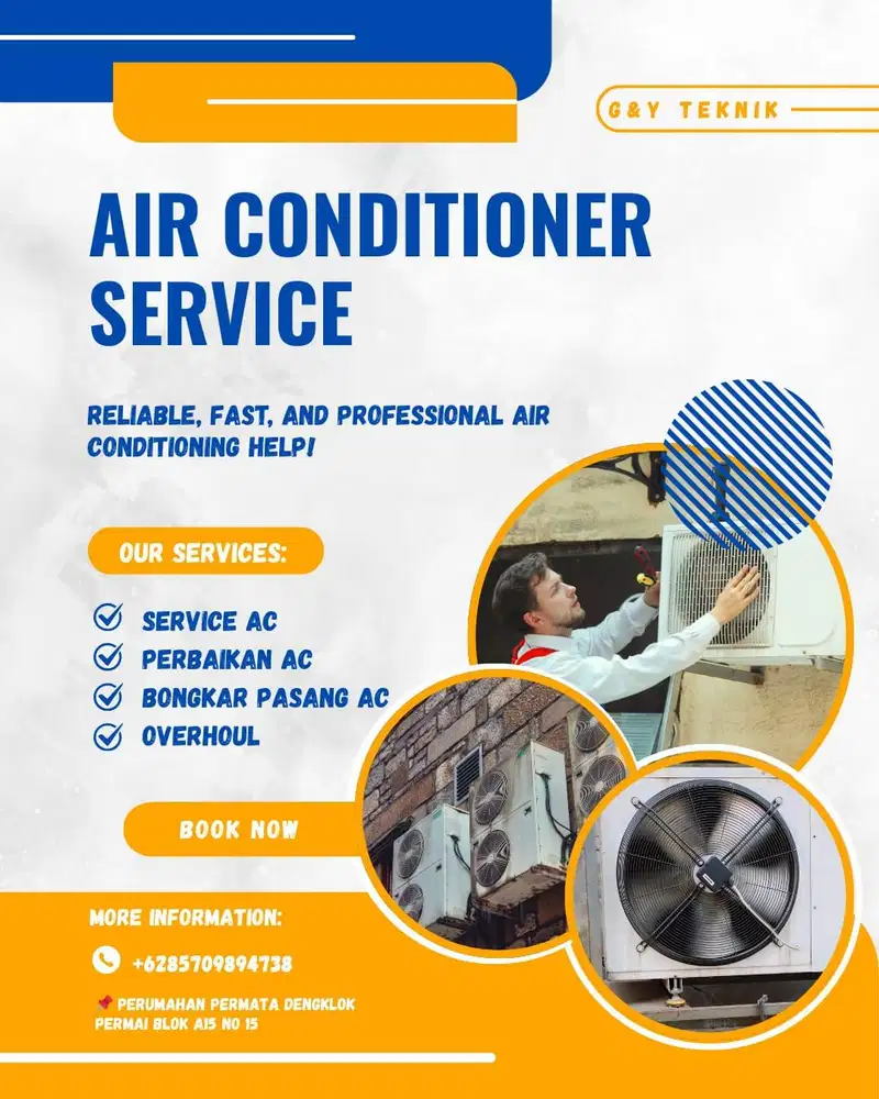 Service ac dan perbaikan