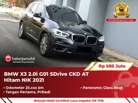 [ GARANSI 5TH ] BMW X3 X 3 2.0i G01 SDrive CKD AT Panoramic 2021/2022