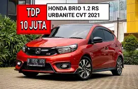 HONDA BRIO 1.2 RS URBANITE CVT 2021 PROMO MURAH DP MINIM 10 JUTA