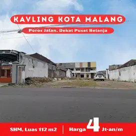 Kavling Premium SHM Split di Jalan Utama Kota Malang