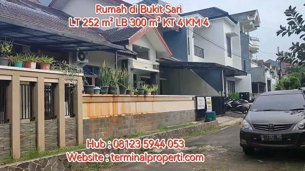 Turun Harga Bawah NJOP Rumah Dijual SHM Hak Milik  Bukit Sari Ngesrep