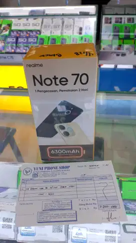 Realme note 70 ram 8/128gb garansi resmi bisa di anter