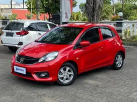 Low Km Honda Brio Satya 1.2 E Bensin-MT 2018 Merah WCV