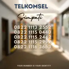 NOMOR CANTIK TELKOMSEL SIMPATI TRIPLE AABB RAPI