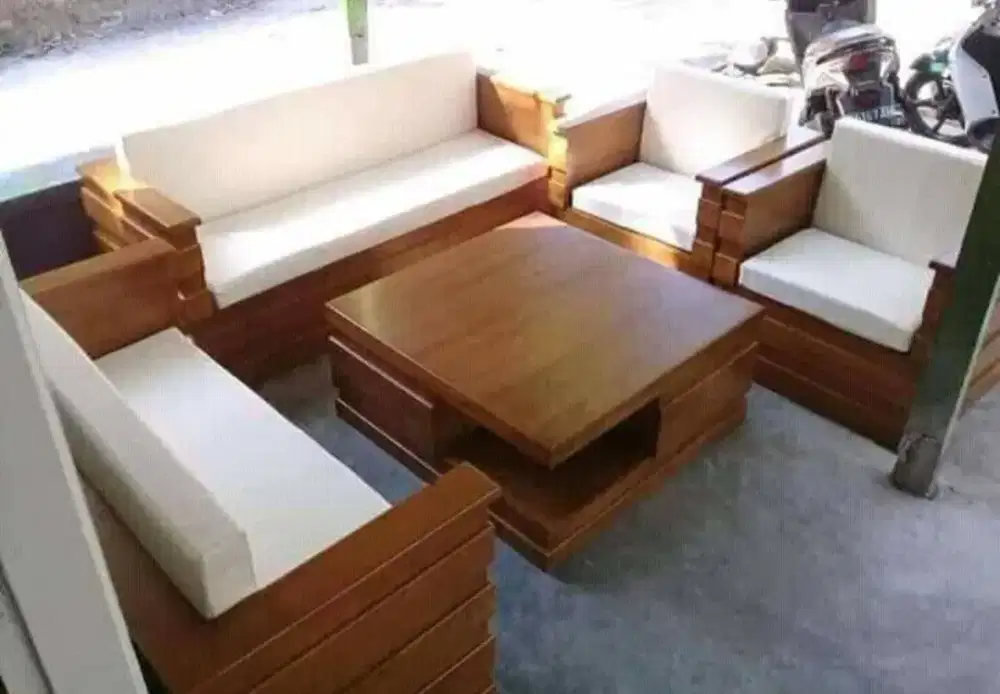 Set meja kursi tamu