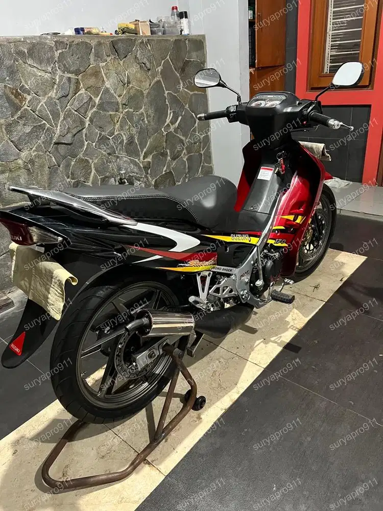 SUZUKI SATRIA HIU 120 LSCM 2004 2 TAK  DINAMO STARTER NEMPEL MULUS