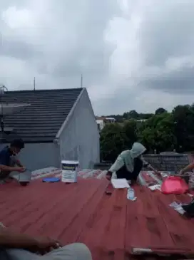 JASA TUKANG BANGUNAN PERBAIKAN ATAP BOCOR DINDING DAK REMBES RENOVASI