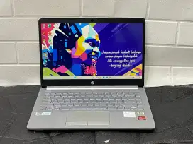 Laptop hp 14s-dk1xxx prosesor AMD Athlon Gold/Ram 4GB/SSD 512GB