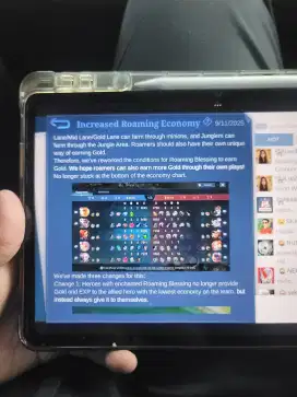 Xiaomi Pad 6 Mobile Legend Rata Kanan Bos