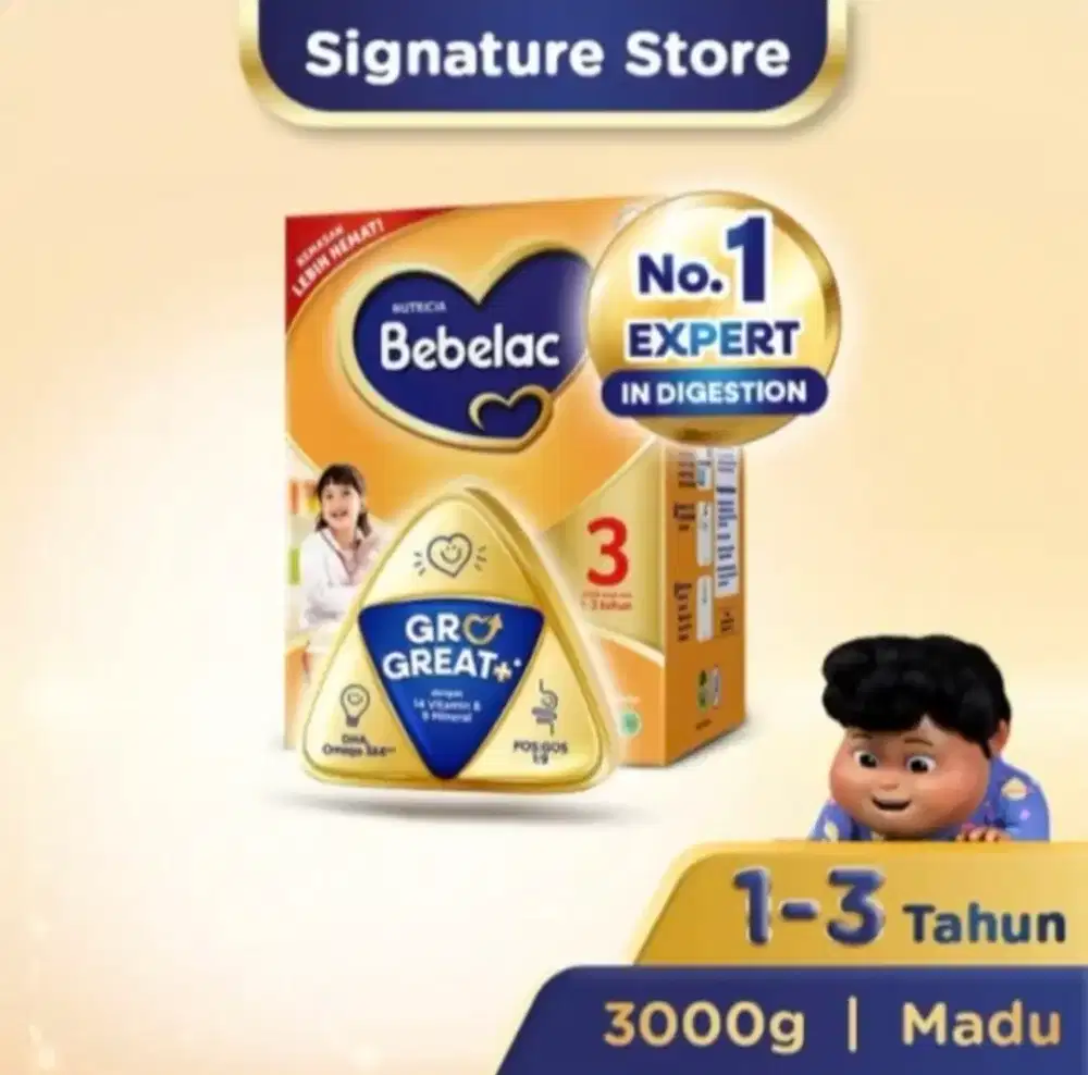 BEBELAC 3, RASA MADU, 3KG