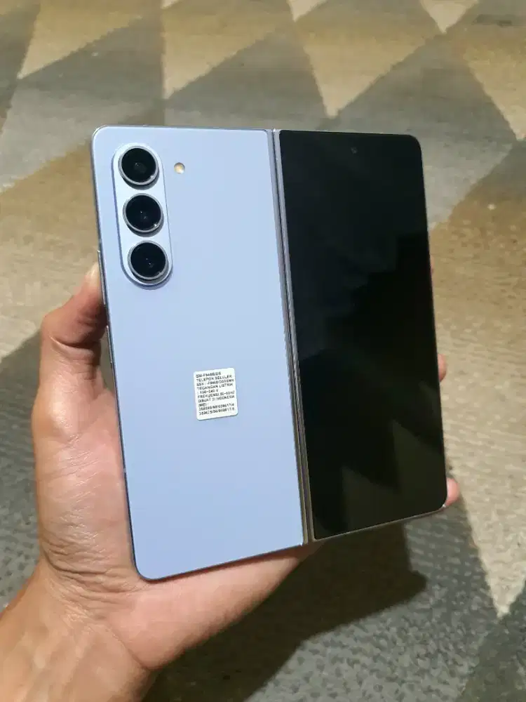 Samsung Z Fold 5 12/512GB Resmi Sein Blue Lengkap