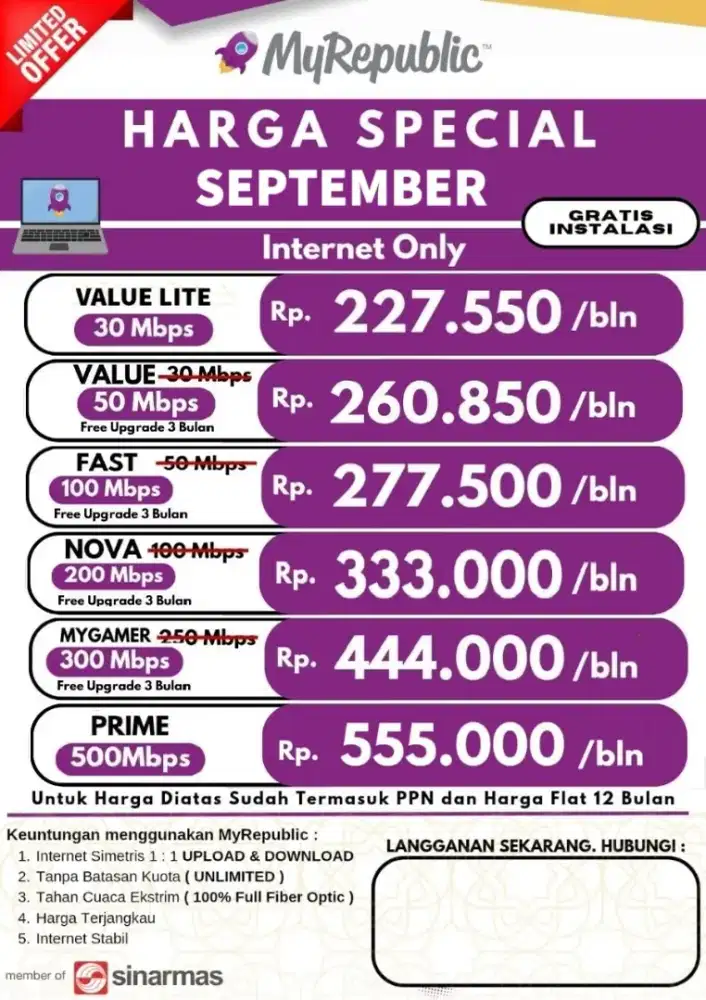 Promo Internet Termurah Jawa Timur