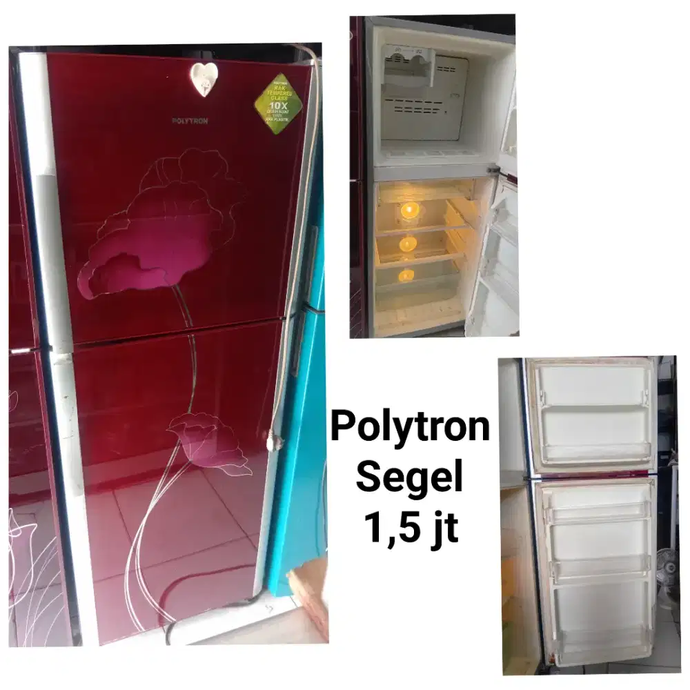 Kulkas POLYTRON bekas bergaransi