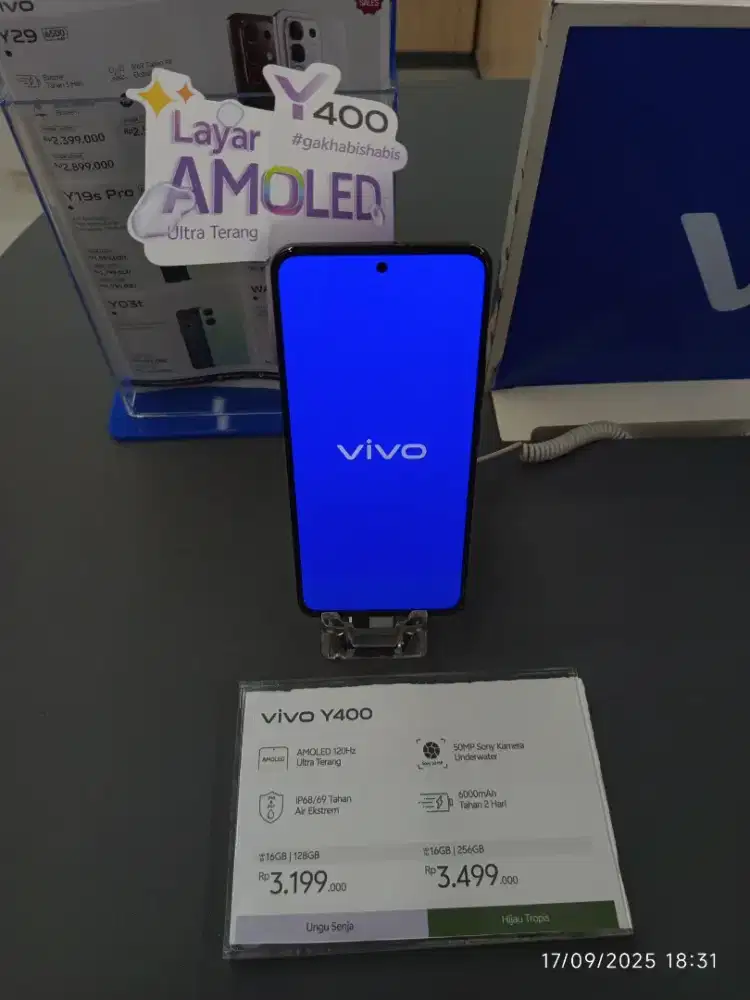 VIVO Y400 NEW LAYAR AMOLED