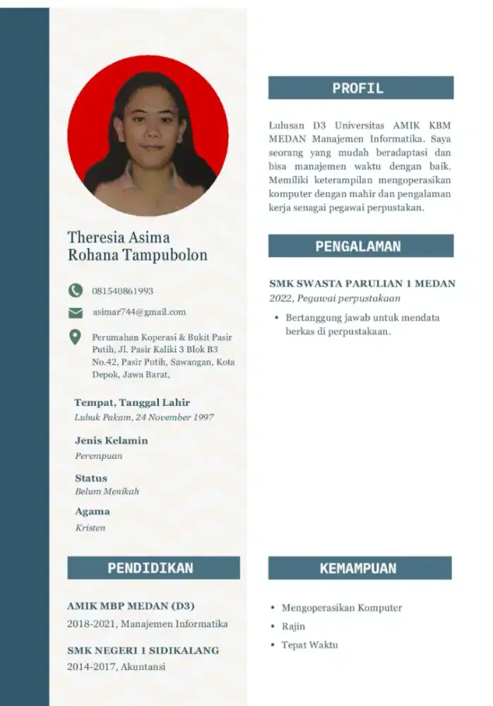 Saya lagi mencari lowongan kerja