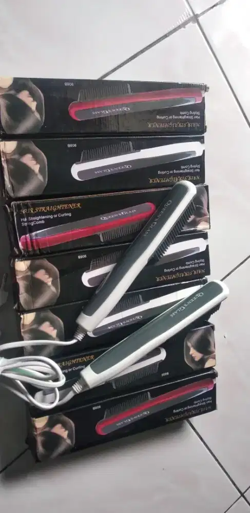 CATOKAN SISIR PELURUS RAMBUT ELEKTRIK