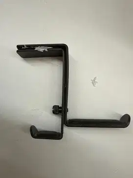 Holder gantungan bawah meja aluminium alloy kuat