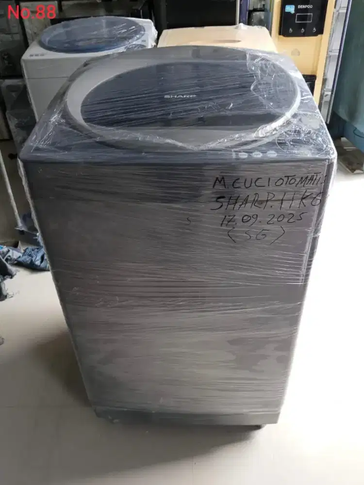 *READY STOK* 
M.CUCI 1.tabung OTOMATIS 11.kg (SHARP)