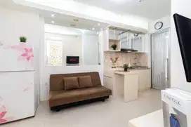 (BAYAR BULANAN) Bassura City 2BR (2 kamar) Full Furnished Siap Huni!