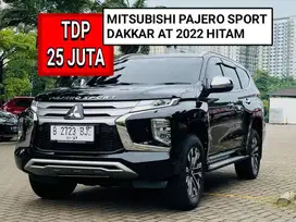 MITSUBISHI PAJERO 2.5 SPORT DAKAR AT 2022 HITAM PROMO MURAH DP MINIM
