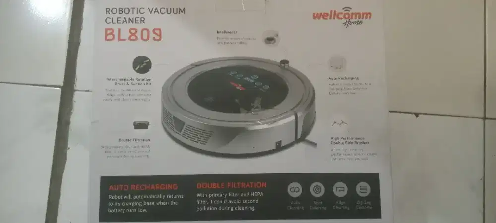 wellcomm robotic vacuum cleaner BL809