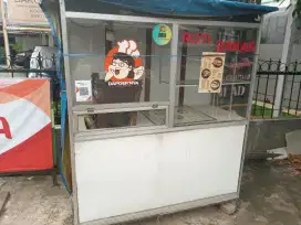 Dijual (gerobak roti bakar)