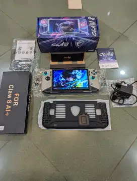 MSI CLAW 8AI+ FULL AKSESORIS DAN GAME