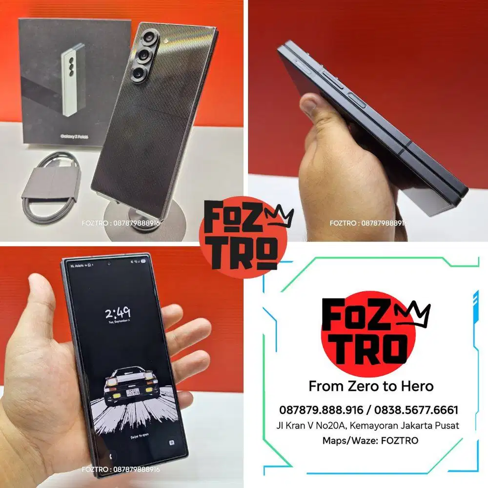 EXCLUSIVE LIMITED Samsung Galaxy Z FOLD 6 RESMI 12/256GB LIKE NEW